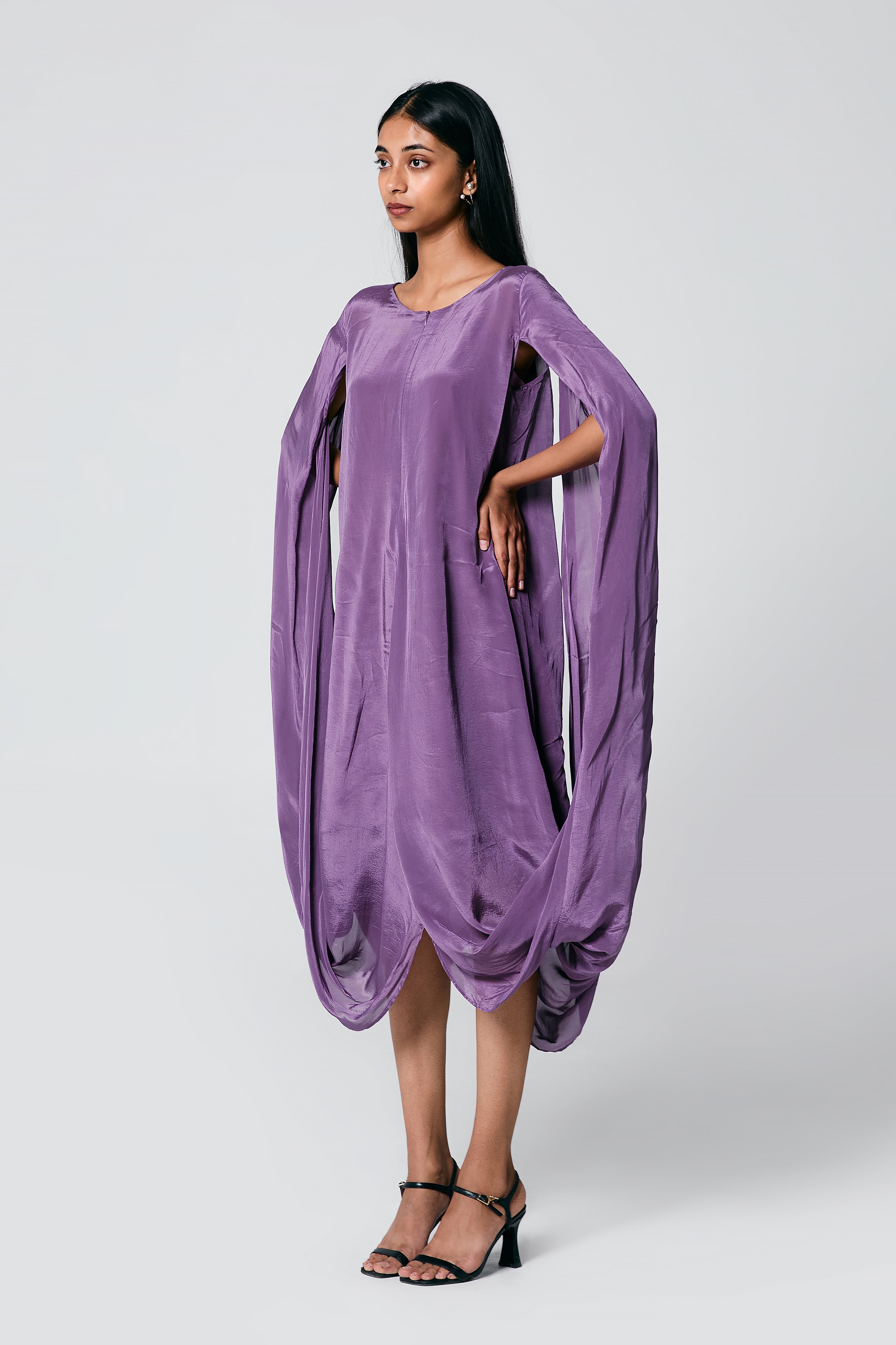 Double Cowl Dress