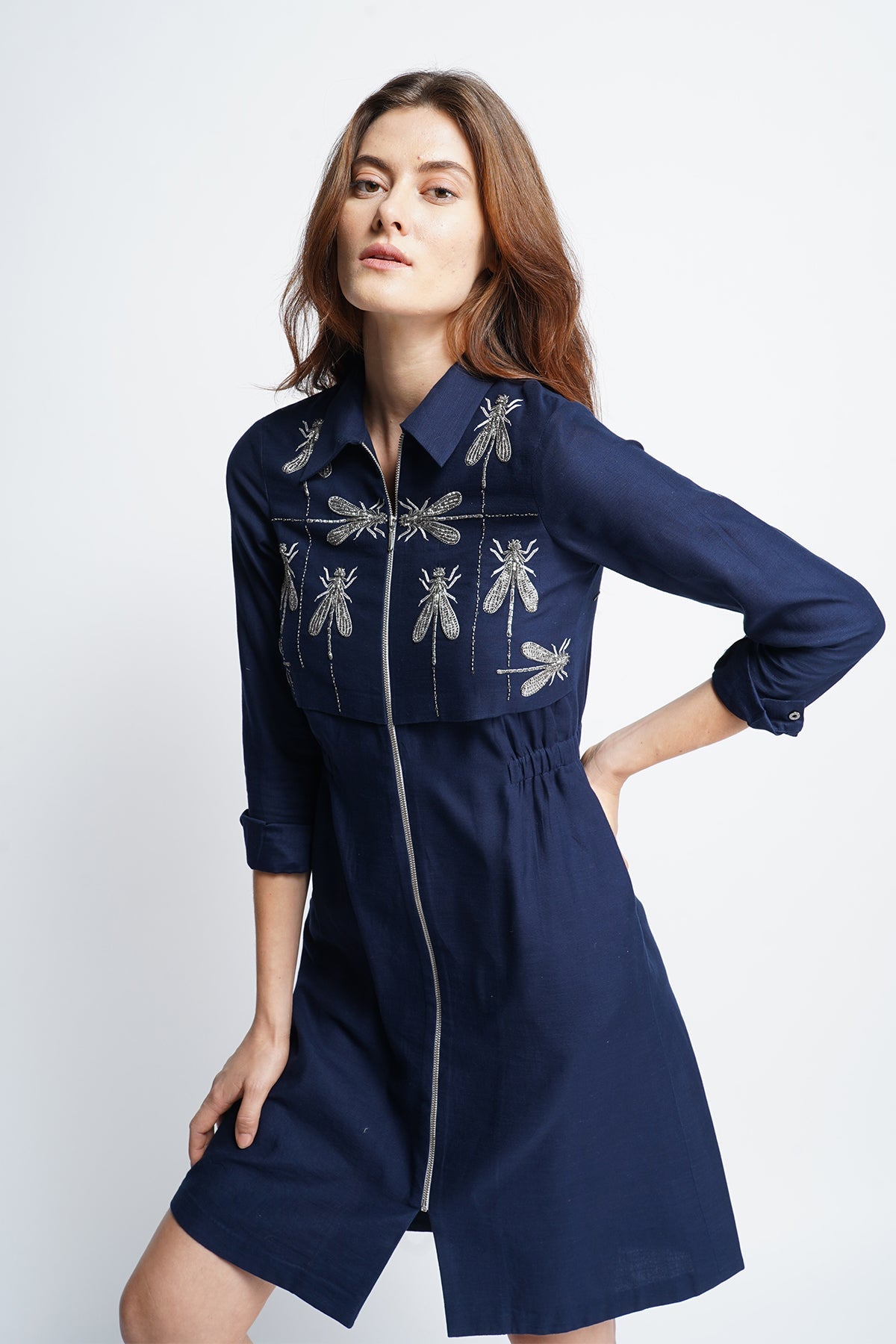 Dragonfly In Line Double Layer Dress