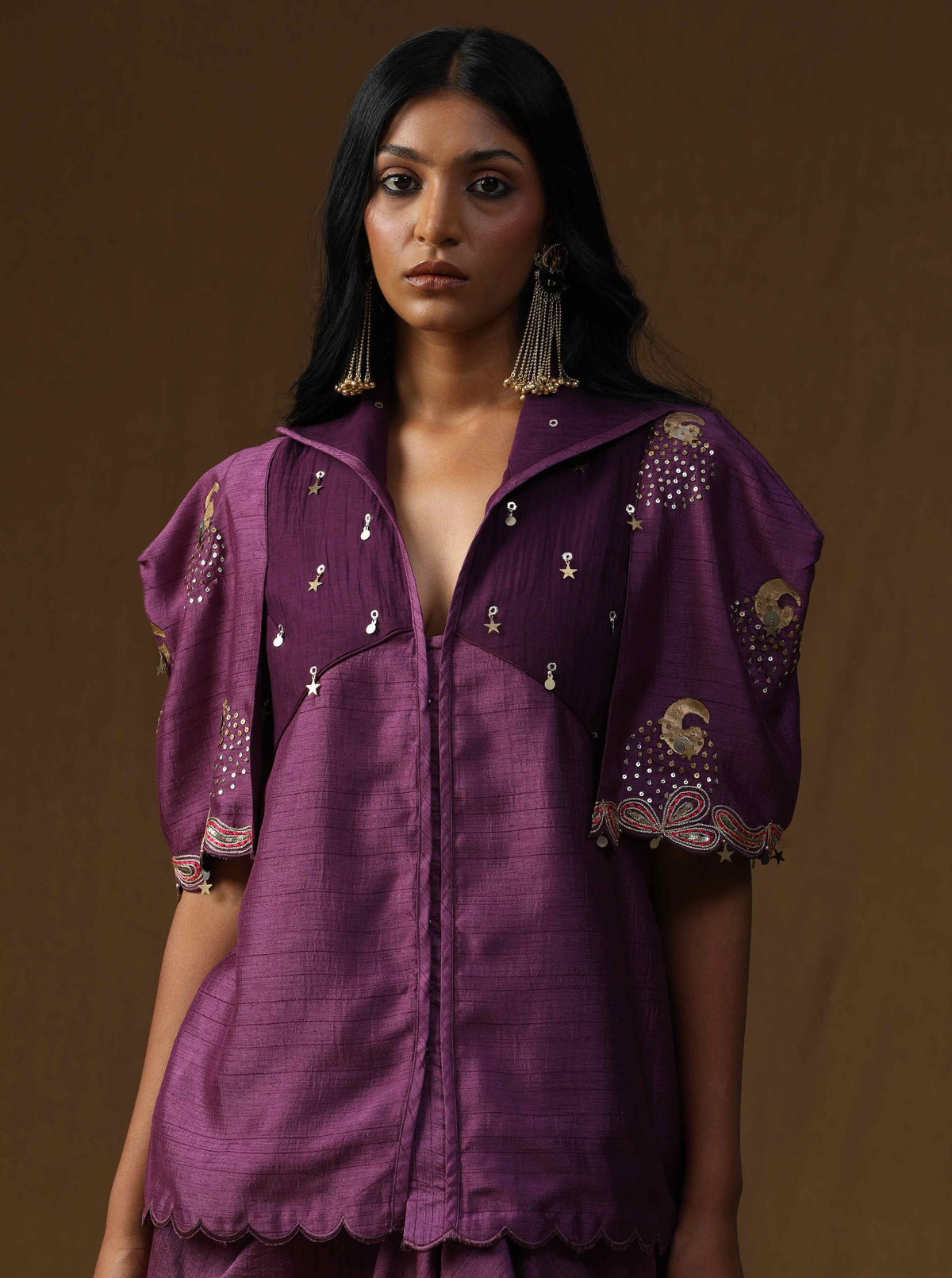 Rangadevi Jamuni  Draped Skirt Set