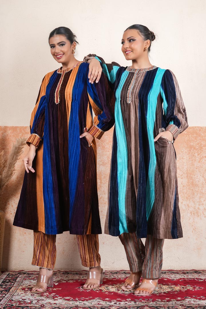 Makhmal Kalidaar with Embroidered Jacket