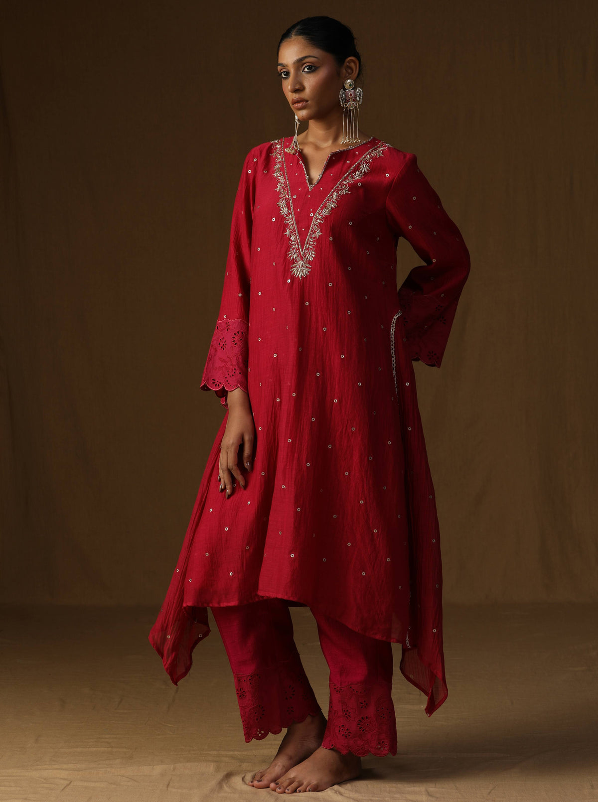 Sakhi Noor gulab Kurta Set