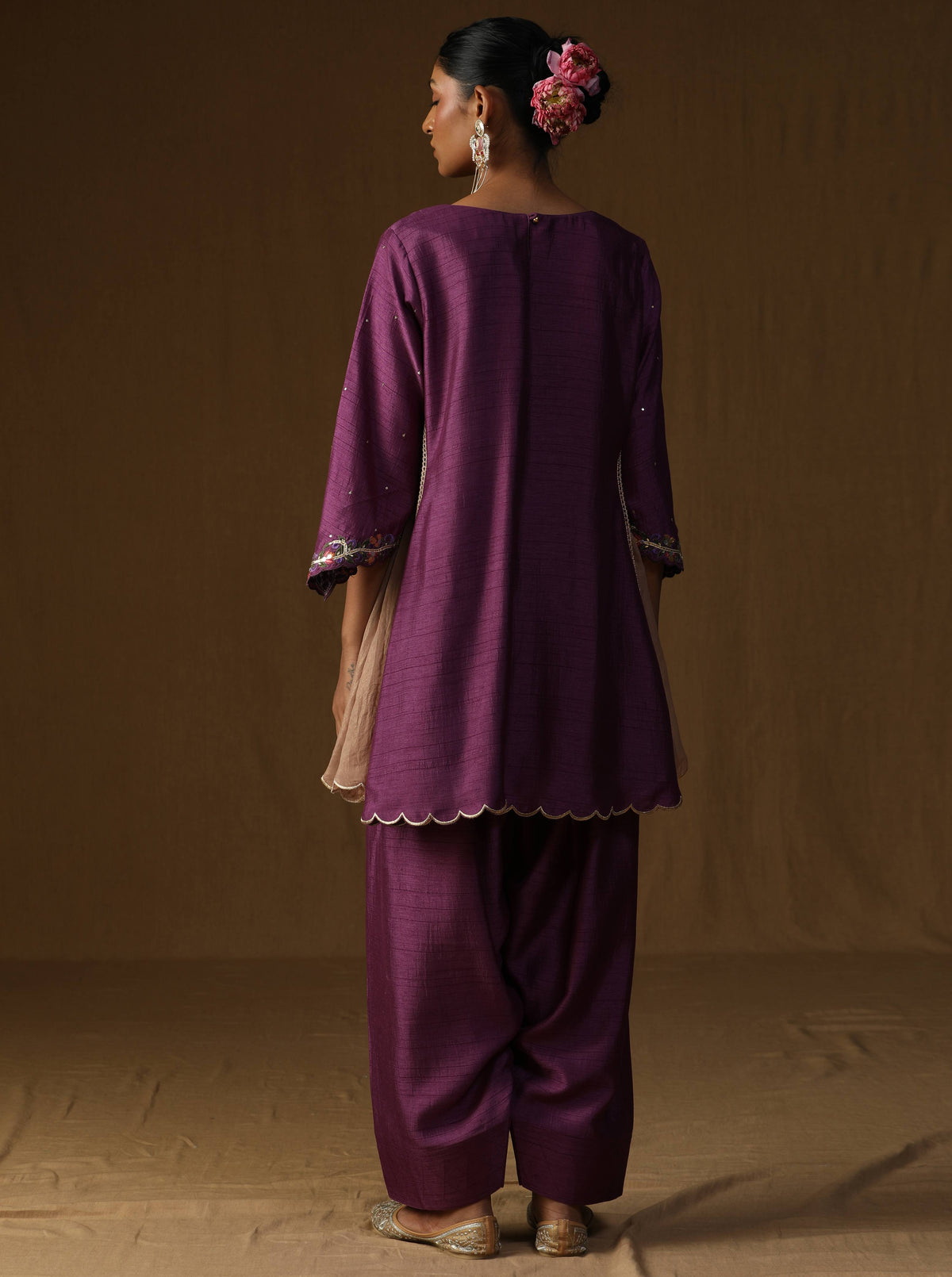 Vanya  Mridul Baingani Embroidered Suit Set