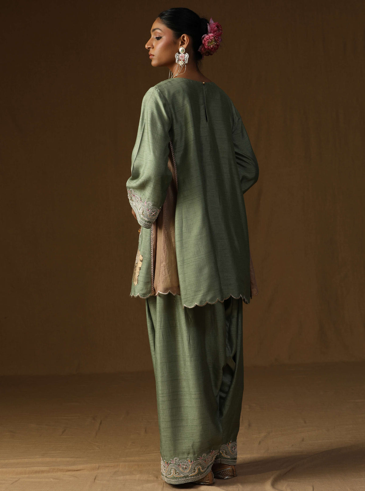 Vanya  Harit Embroidered Suit Set