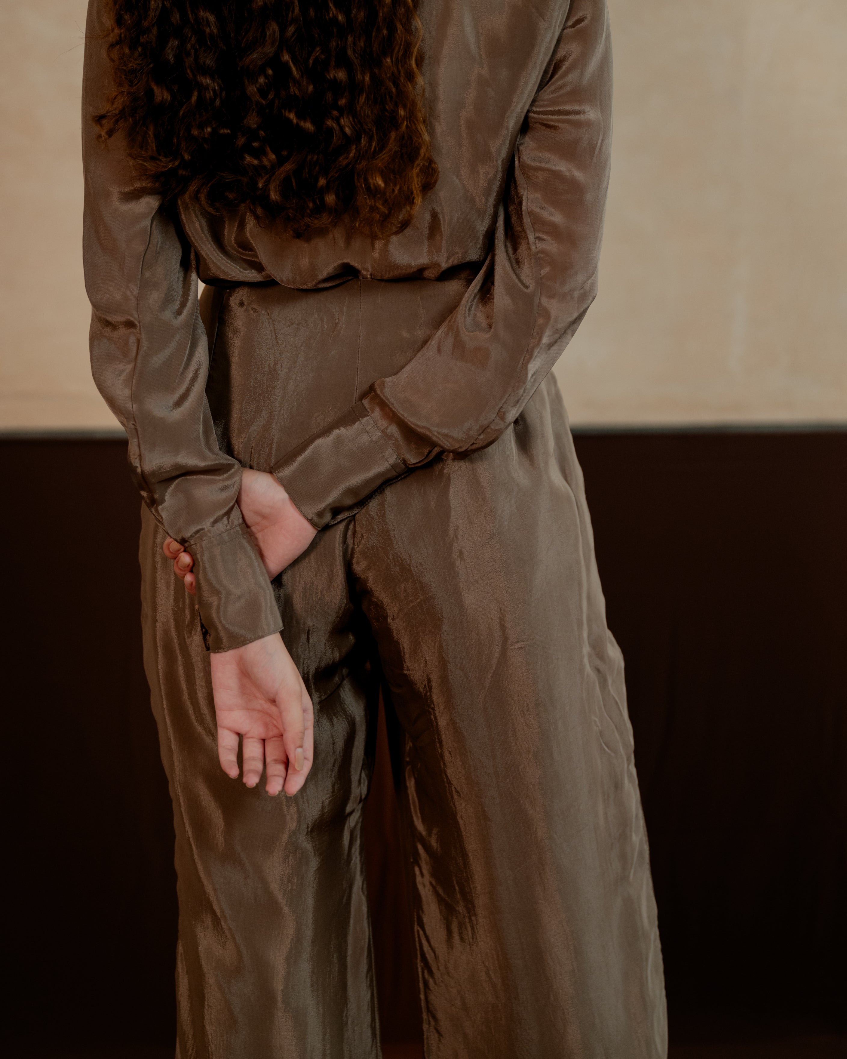 Pleated Shirt Co-ord