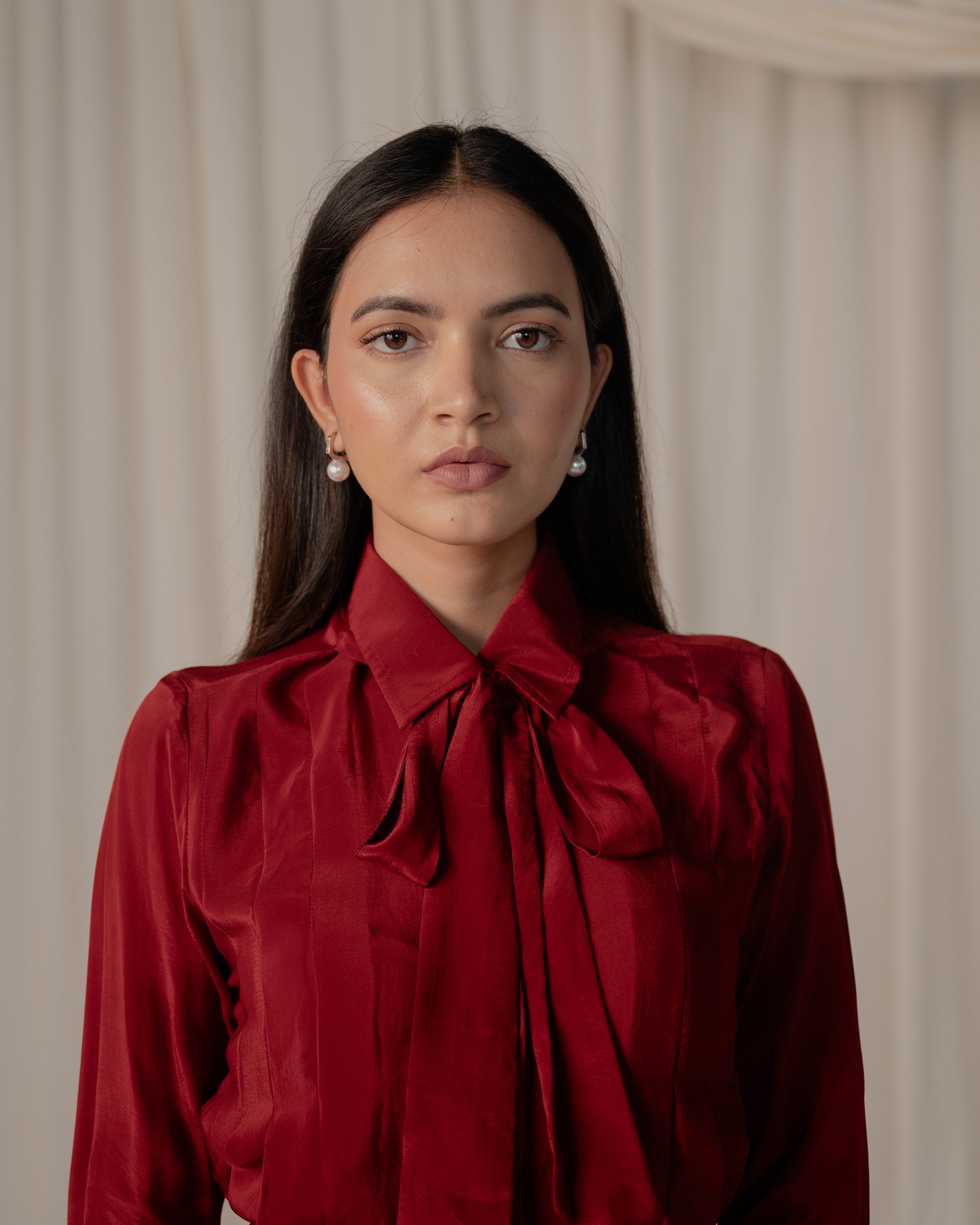 Pleated Shirt Co-ord