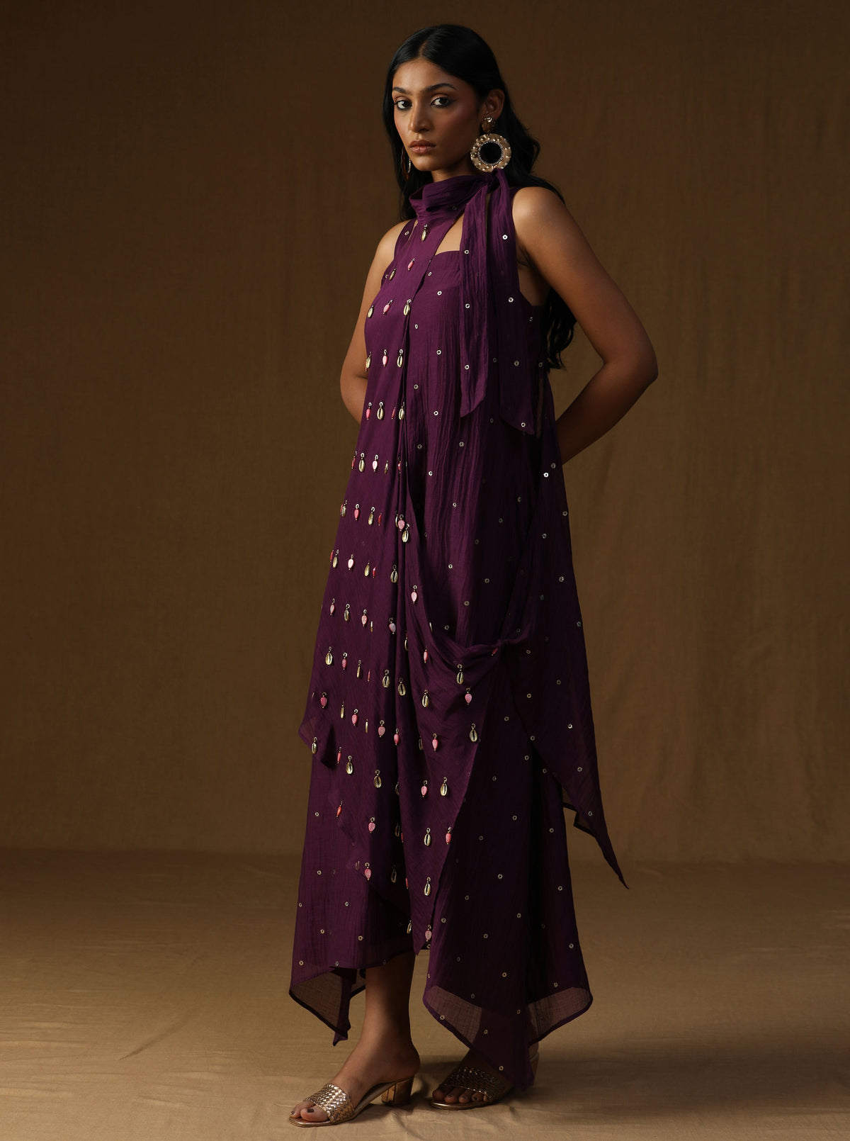 Vishakha  Jamuni Alankrit Dress Set