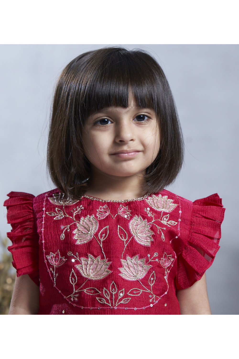 RED LOTUS SHARARA SET