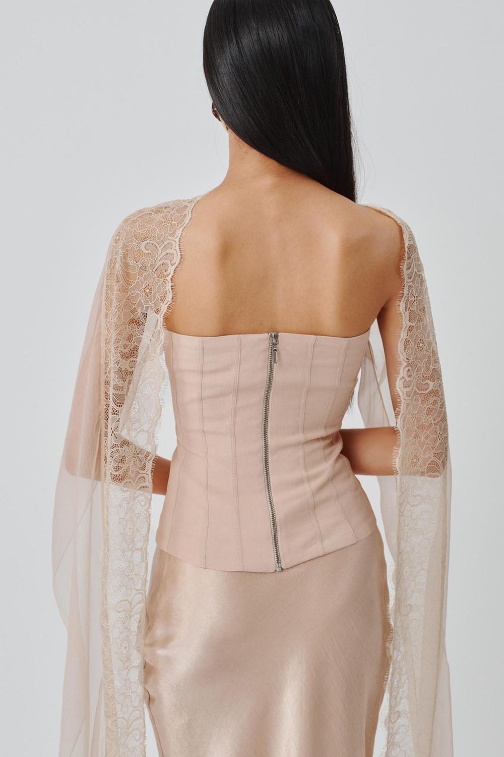 Soft Veil Corset Top