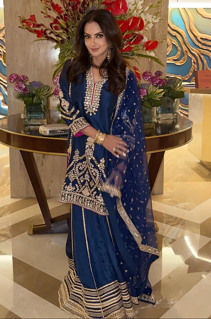 Prisha Sharara Set-Seema Kiran Sajdeh