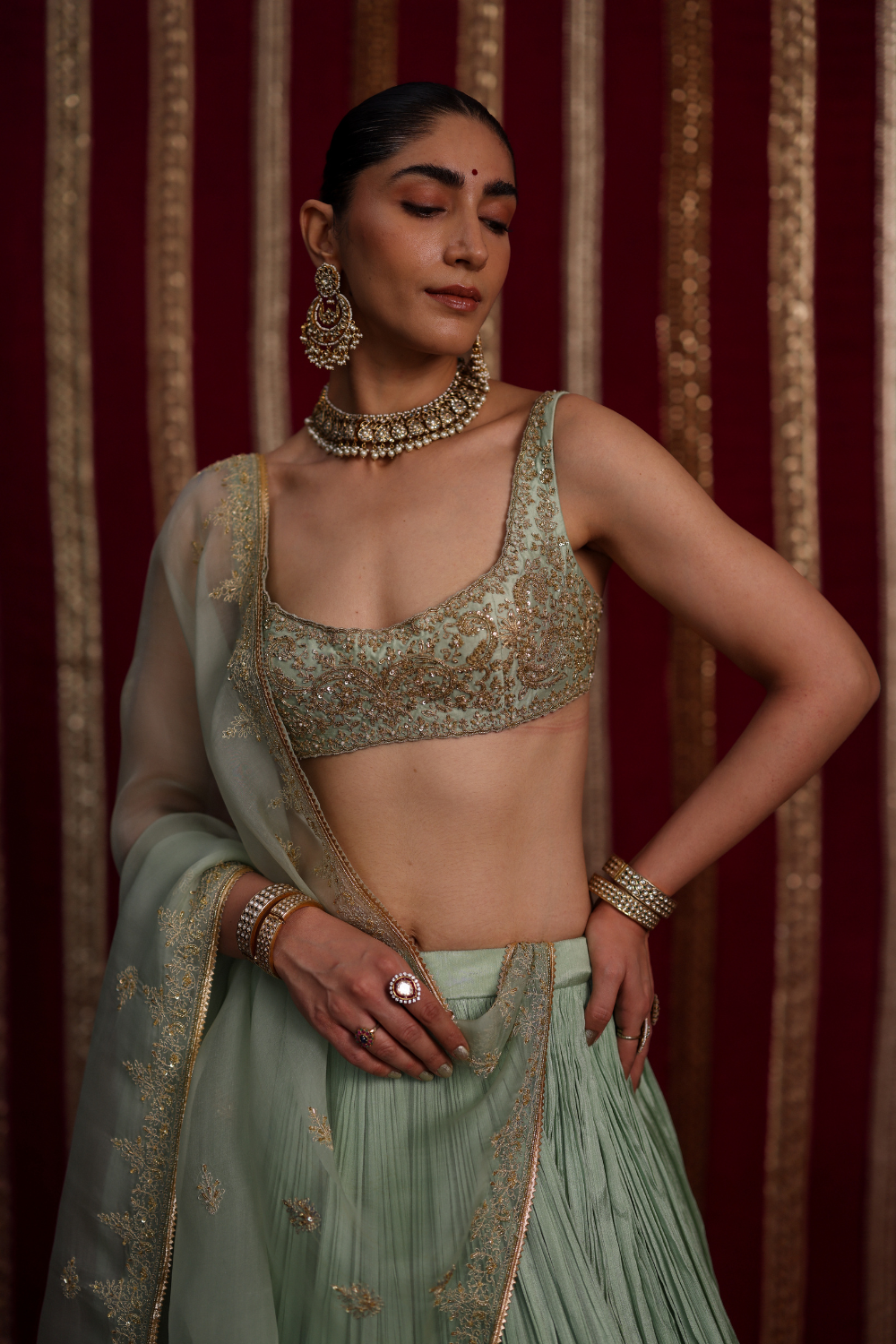 Aziza Lehenga Set