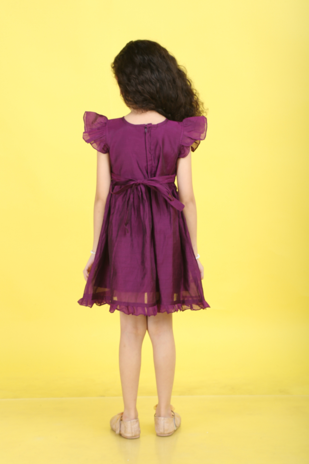 PURPLE BIRD DRESS