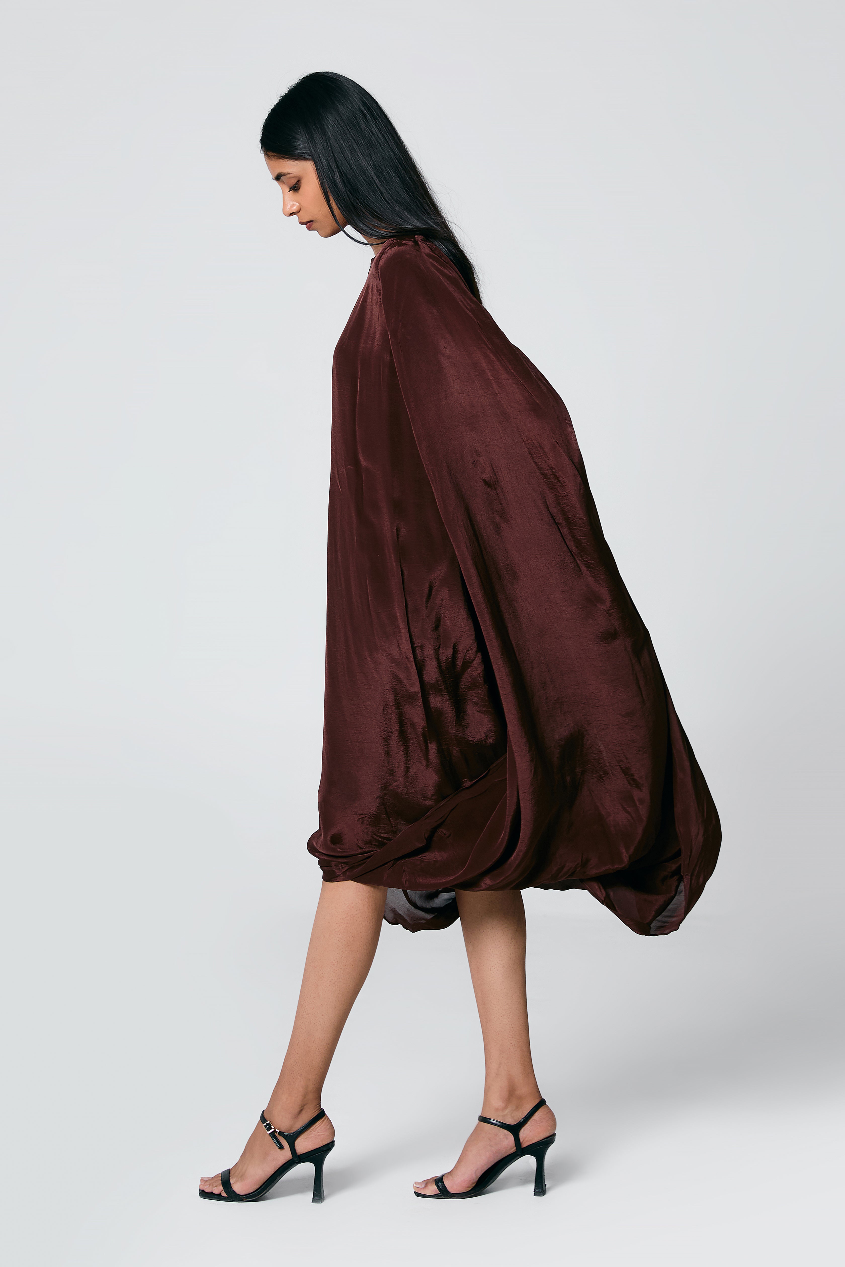 Double Cowl Dress