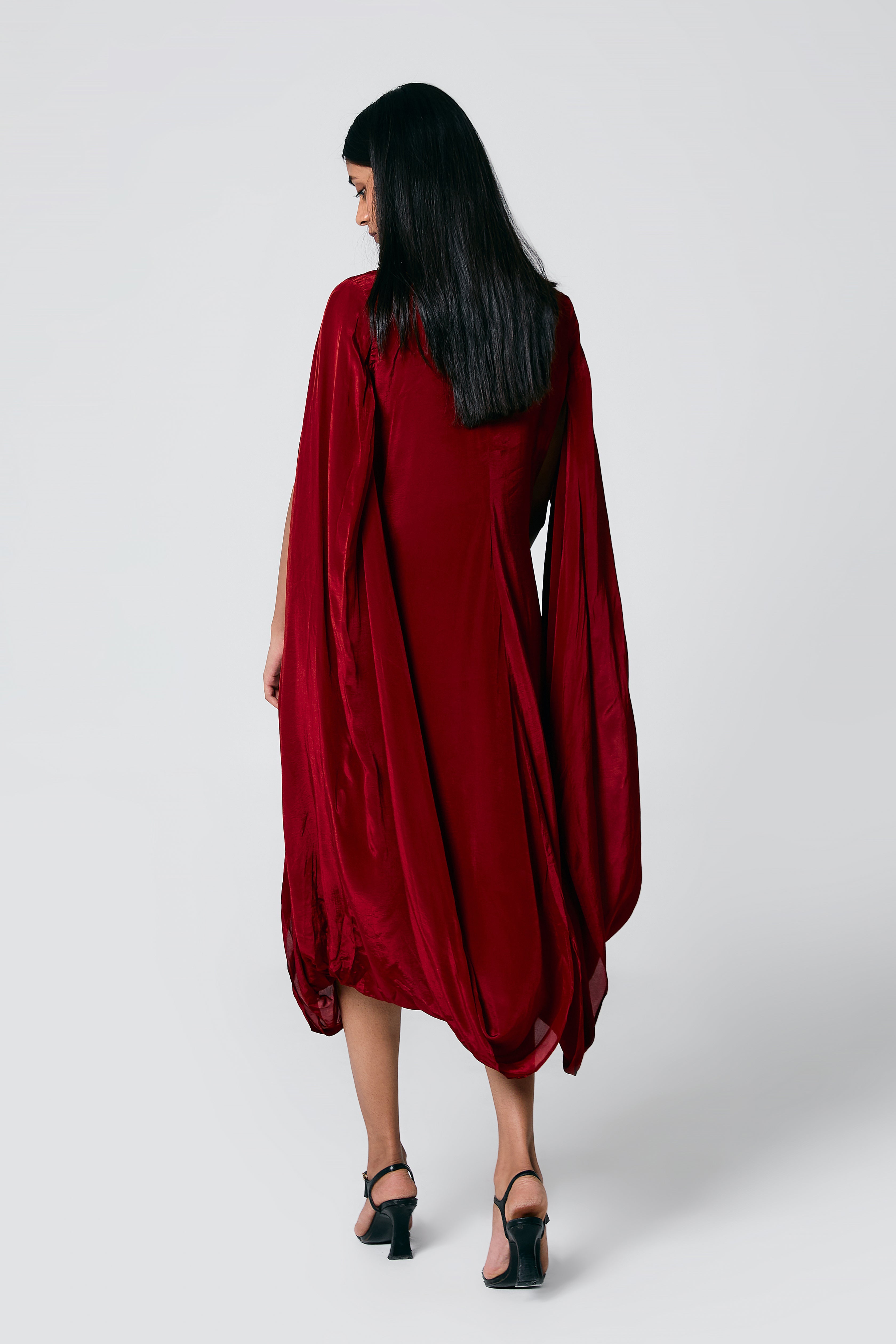 Double Cowl Dress