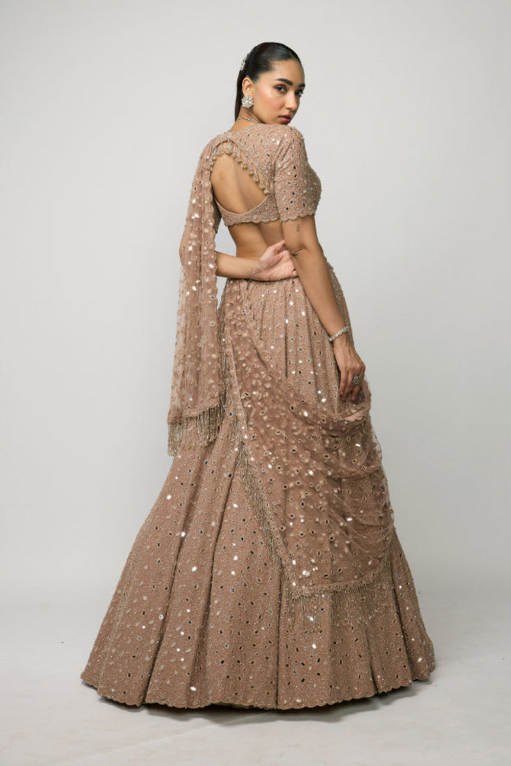 Bronze Ros� Lehenga Set