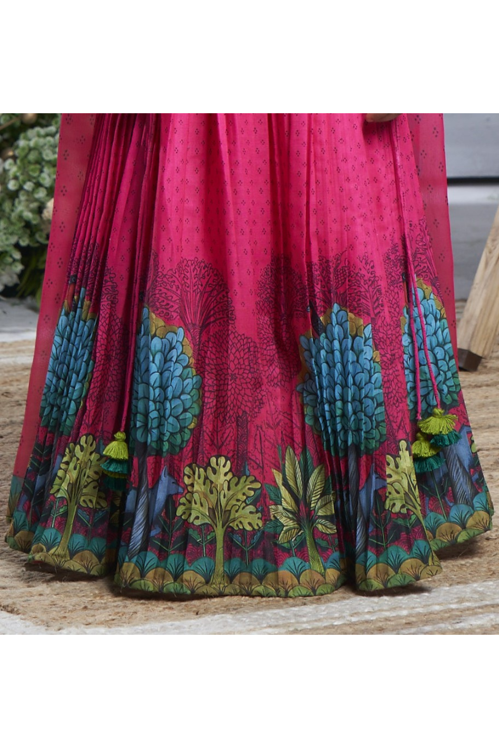 PINK PICHWAI LEHENGA SET