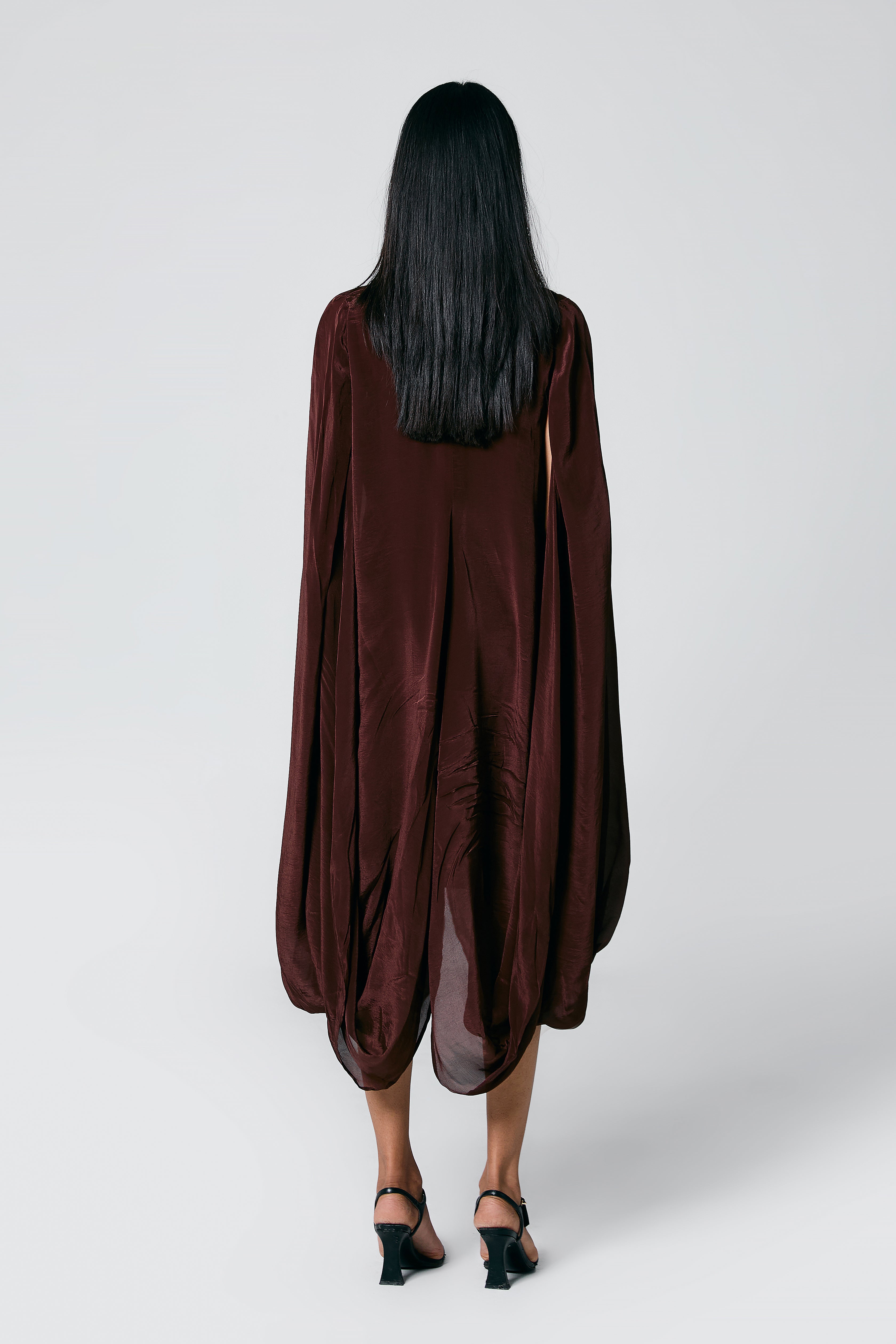 Double Cowl Dress