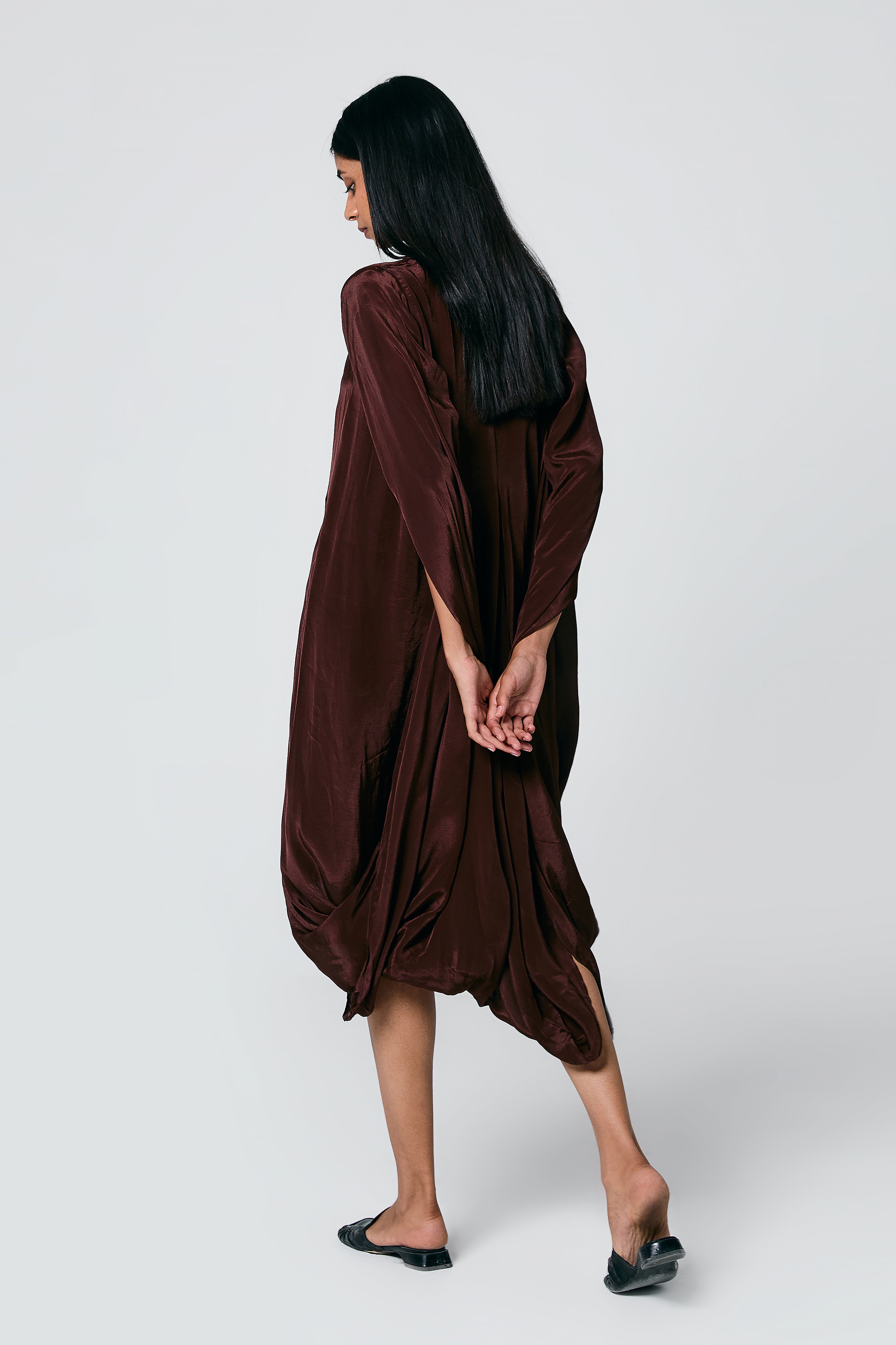 Double Cowl Dress