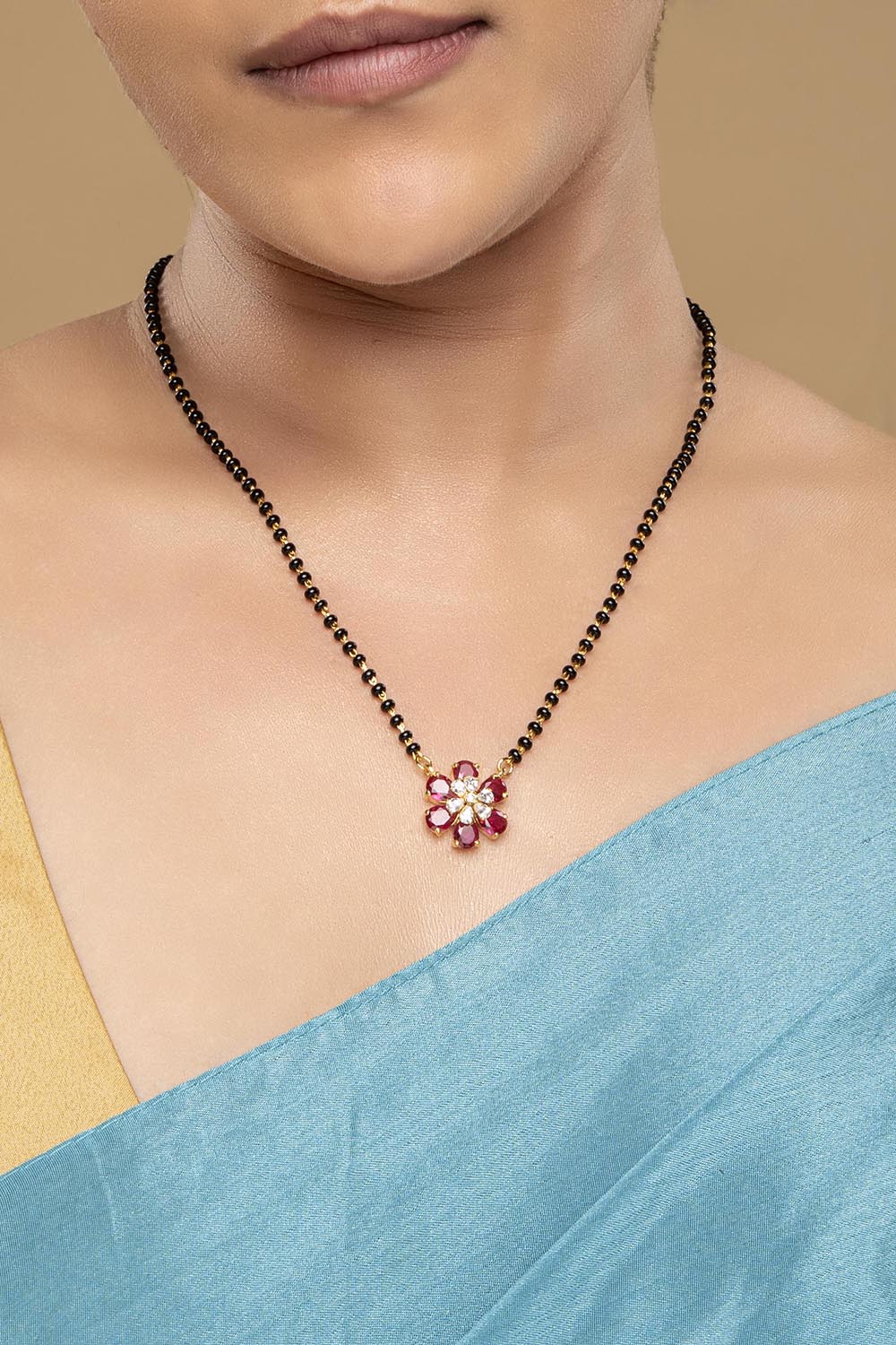 925 Silver Ashoka Mangalsutra]