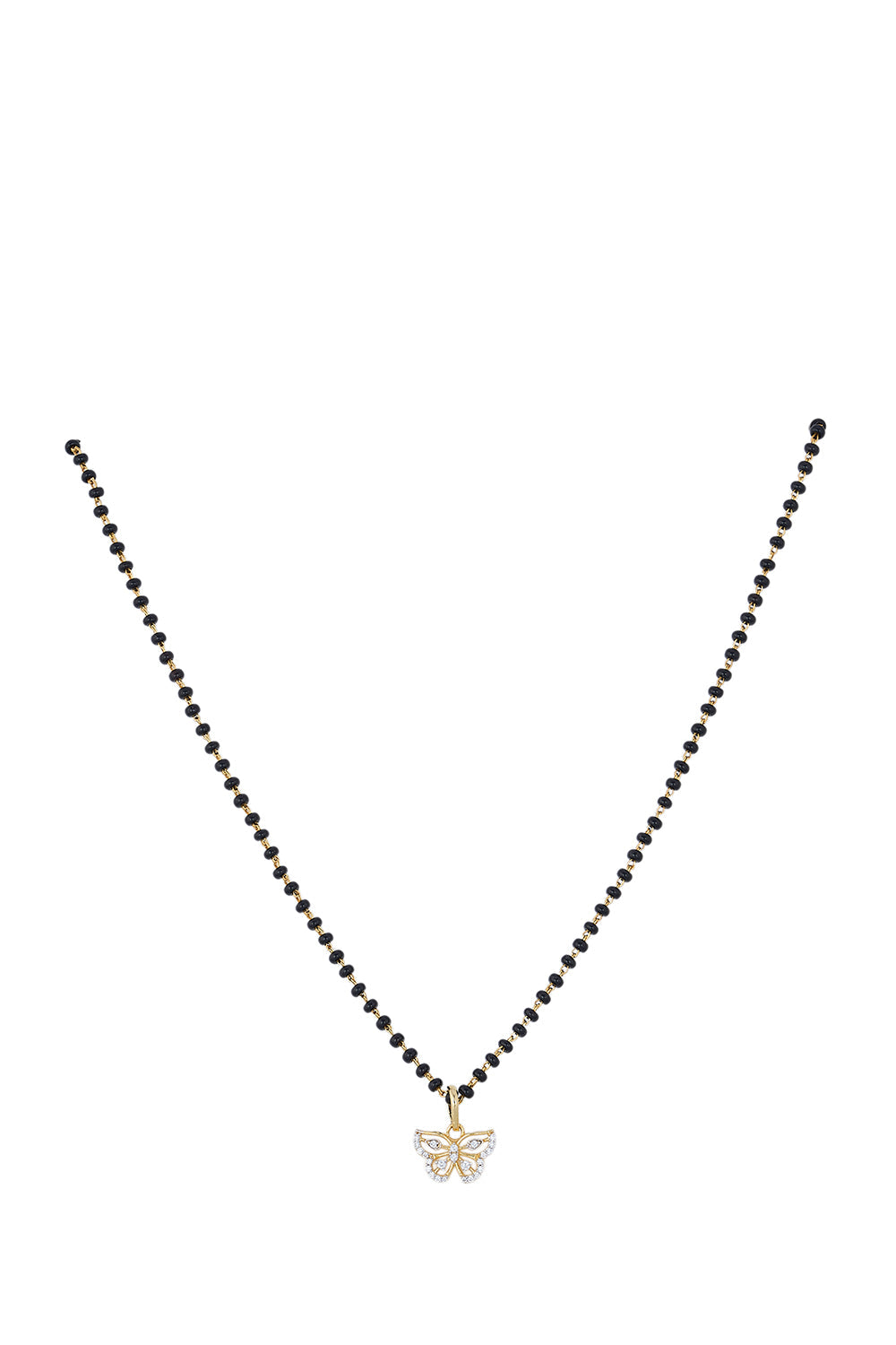 925 Silver Butterfly Mangalsutra
