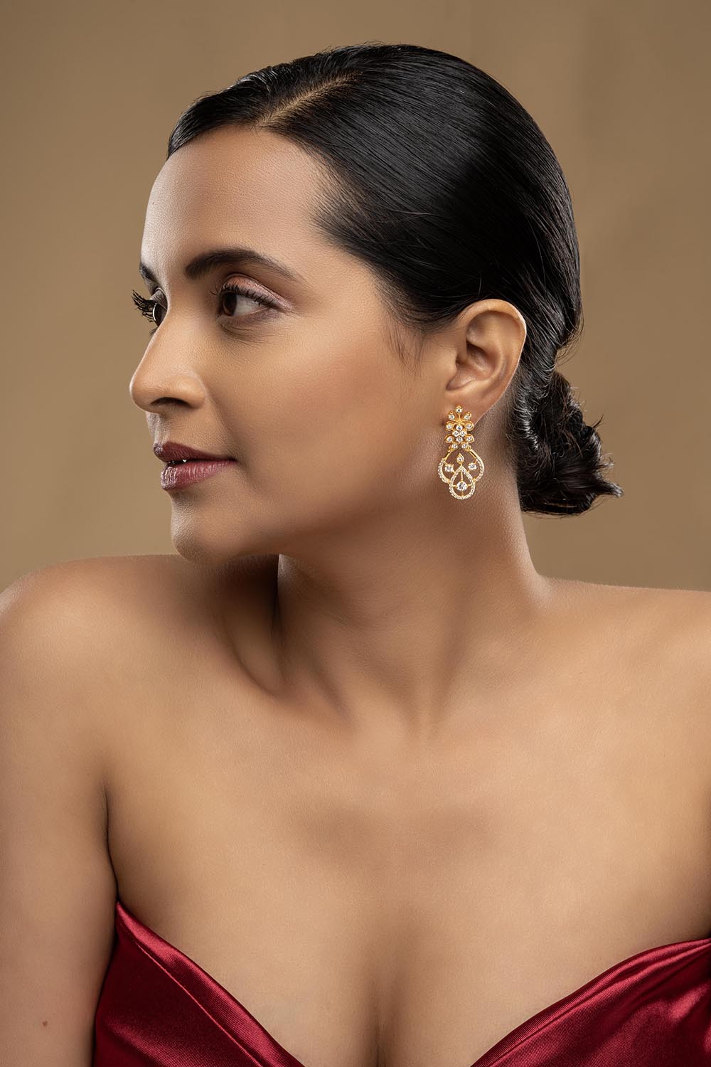 925 Silver Camomile Earrings