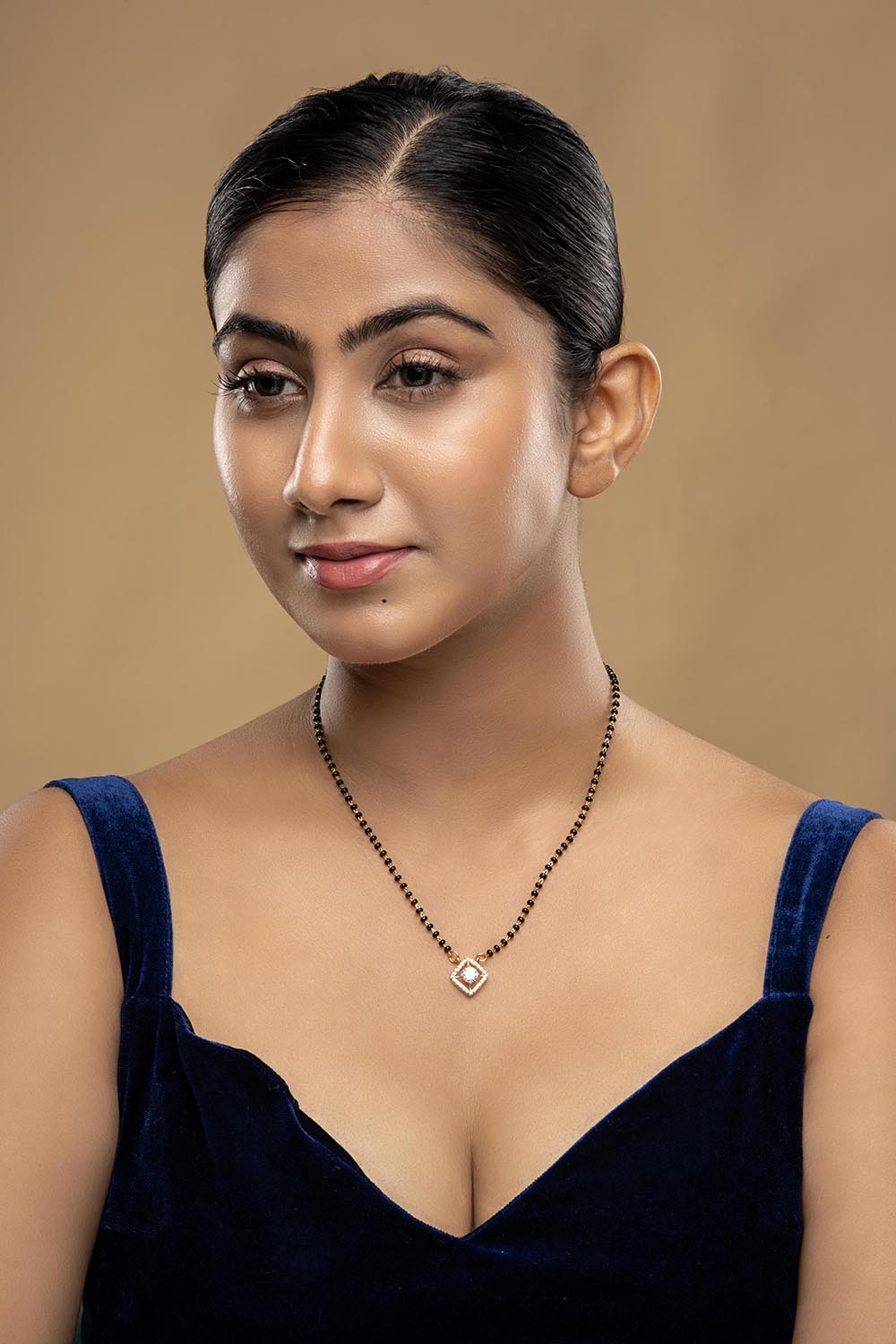 925 Silver Dahlia Mangalsutra