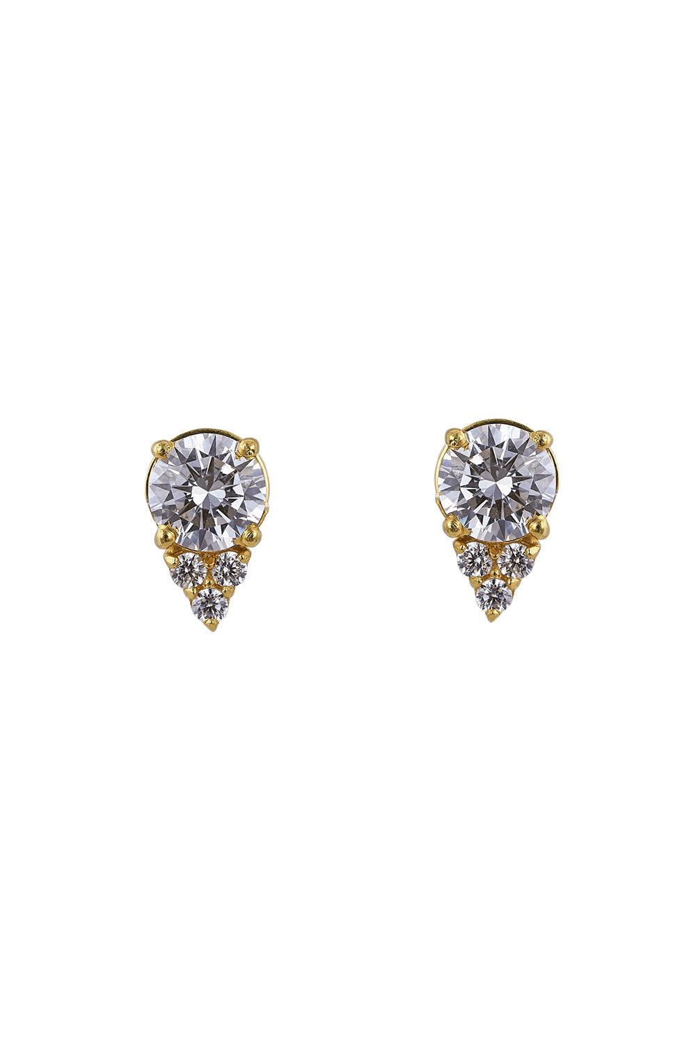925 Silver Dewdrop Studs