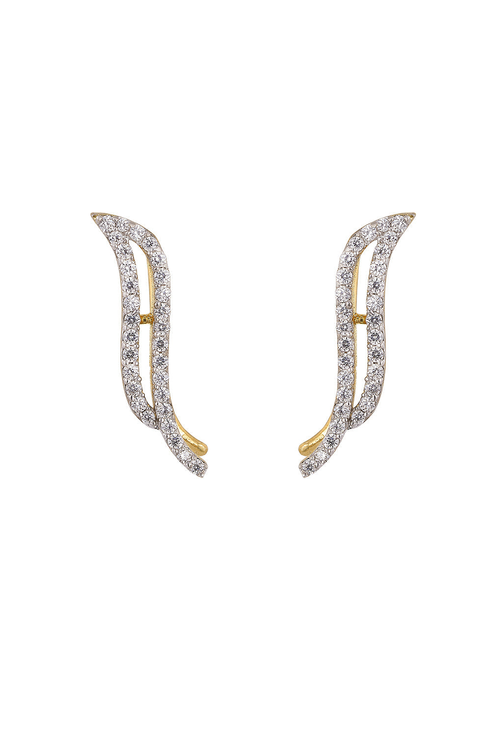 925 Silver Frangipani Earcuff