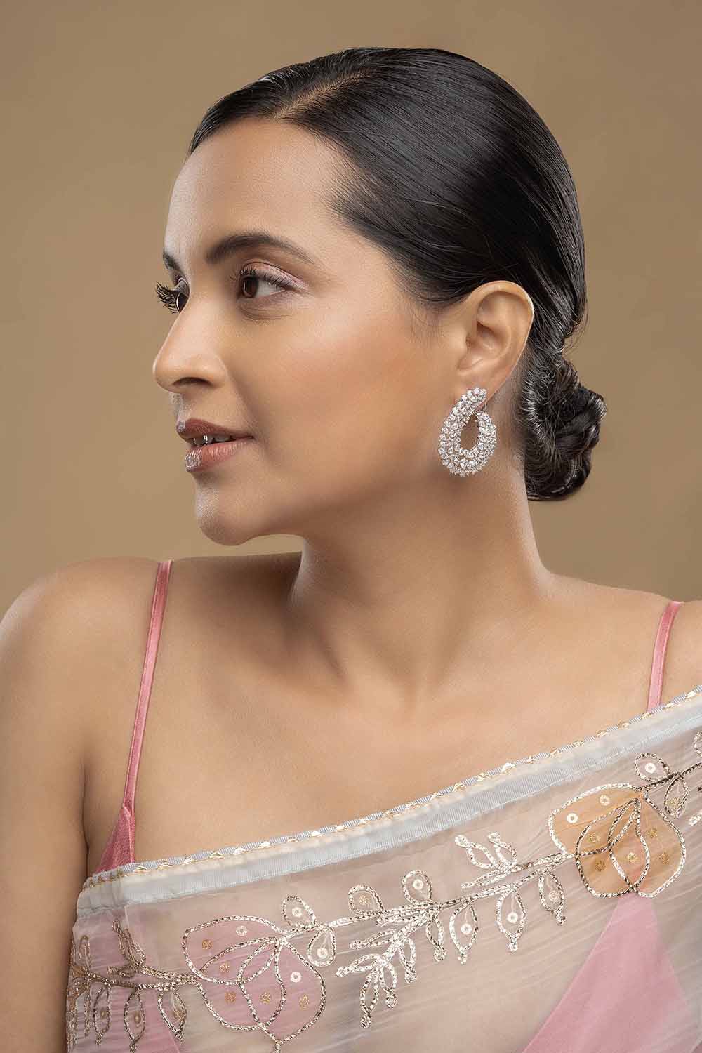 925 Silver Iceberg Earrings
