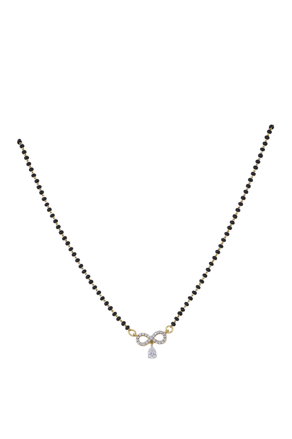925 Silver Infinity Drop Mangalsutra