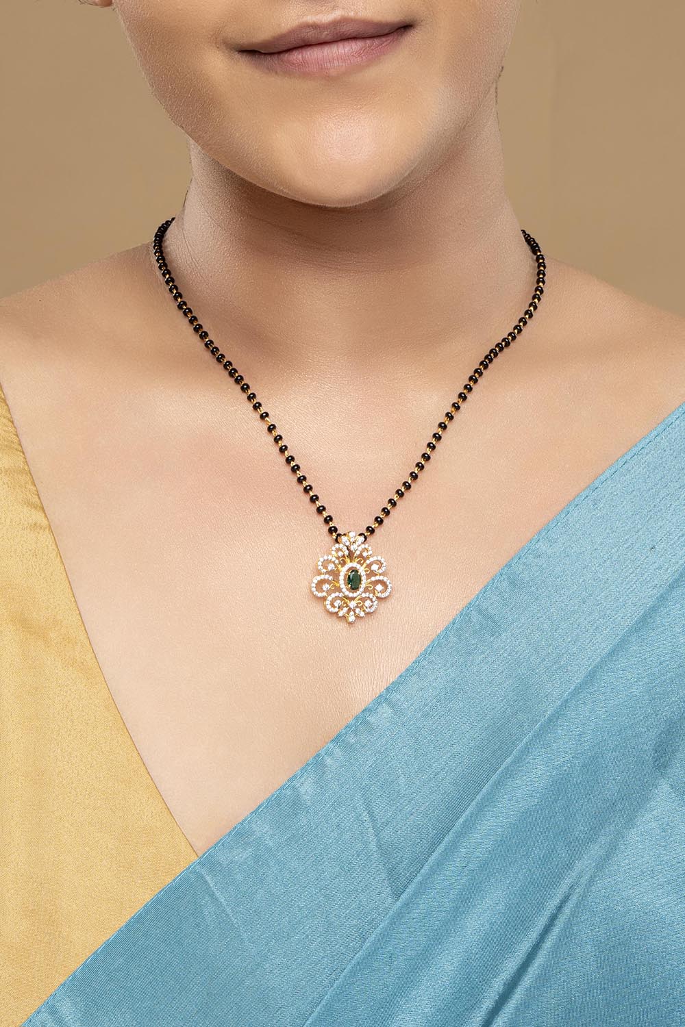 925 Silver kutaja Mangalsutra