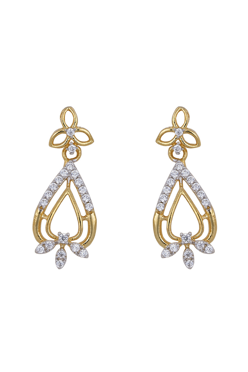 925 Silver Laurel Earrings