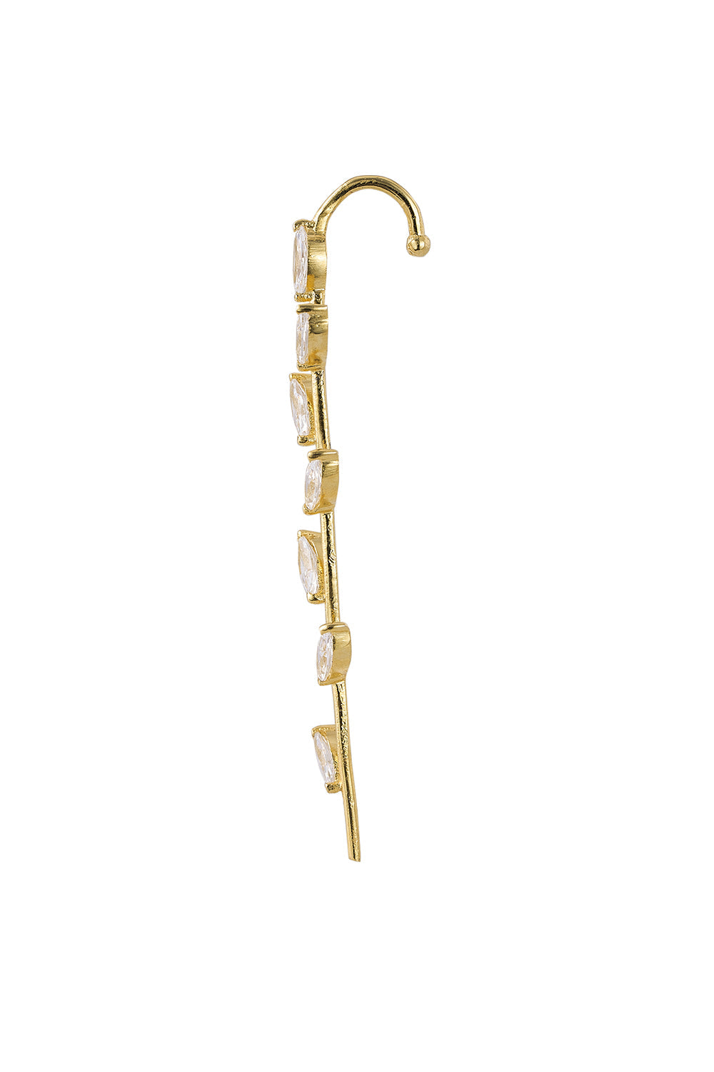 925 Silver Myrtle Earcuff