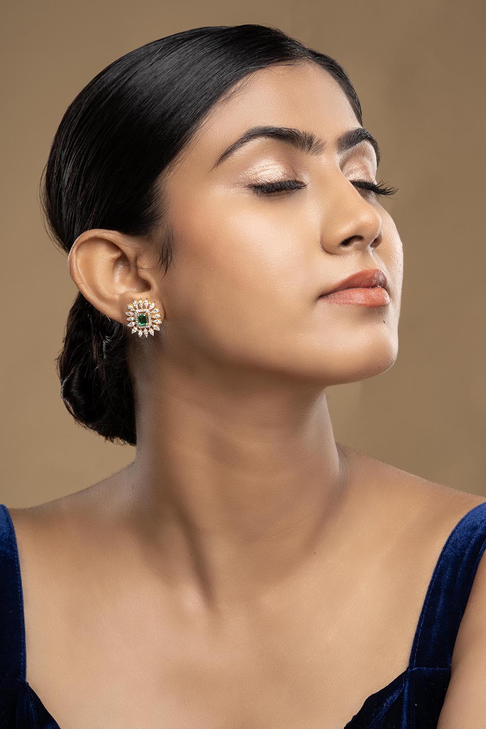 925 Silver Oleander Earrings