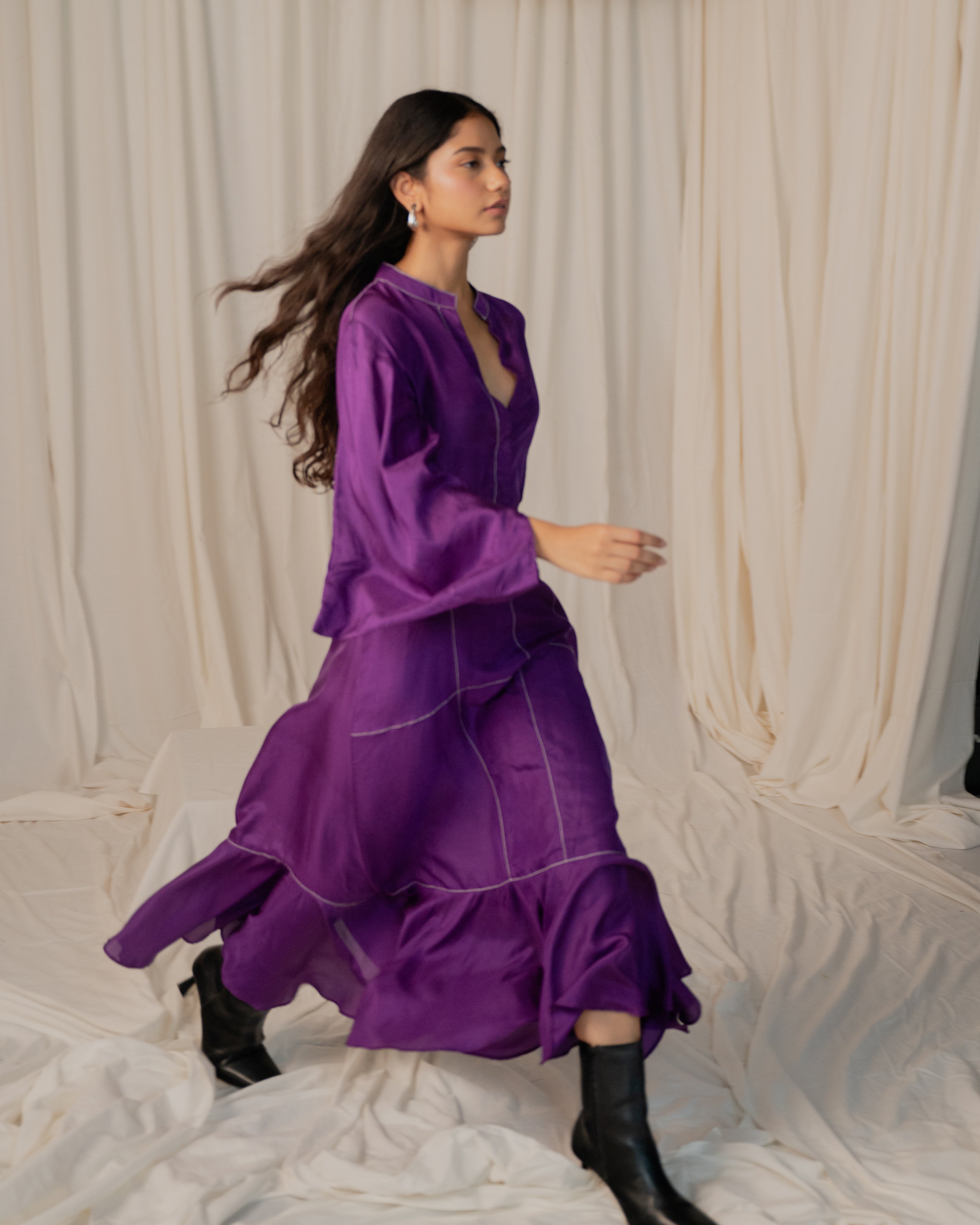 White Stitch Dress