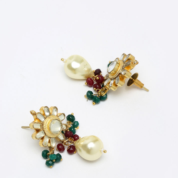 Kundan Maharani Choker With Earrings