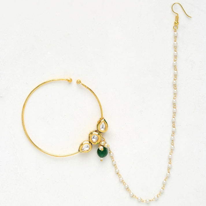 Kundan Nose Ring