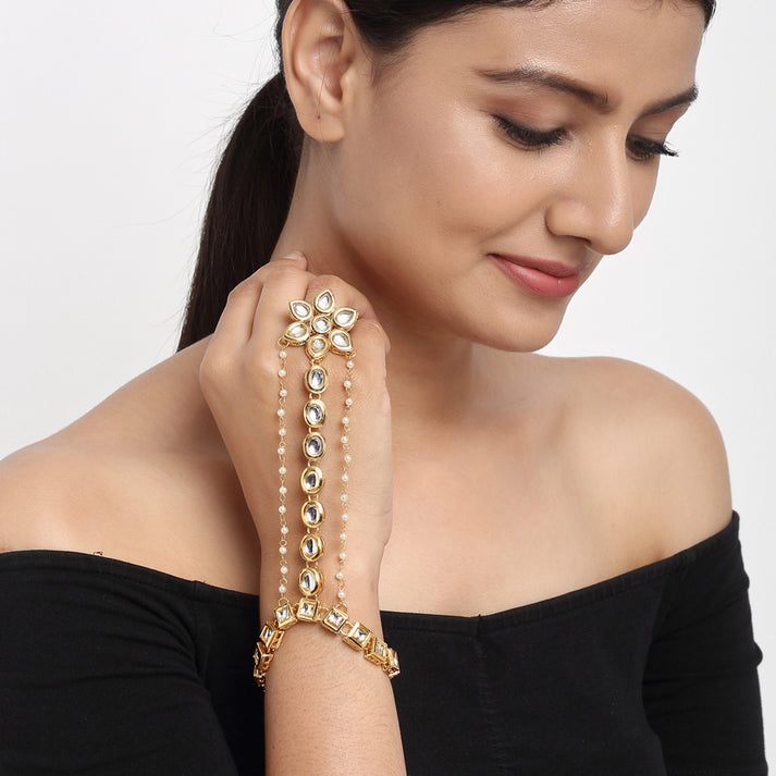Kundan Hand Harness