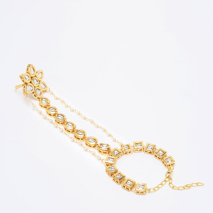 Kundan Hand Harness