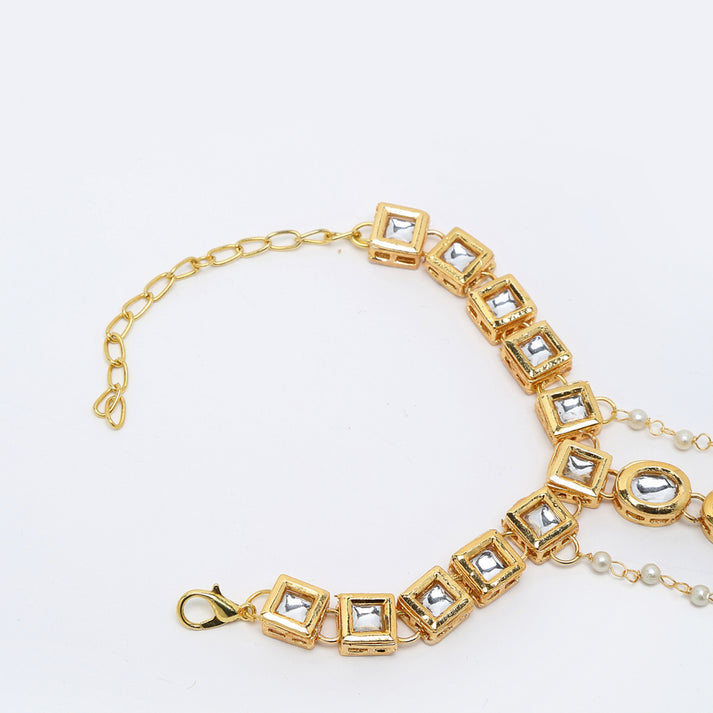Kundan Hand Harness