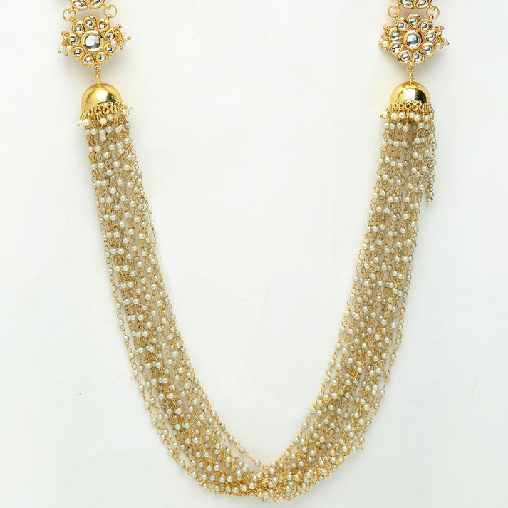 Pearl Jhumki Necklace