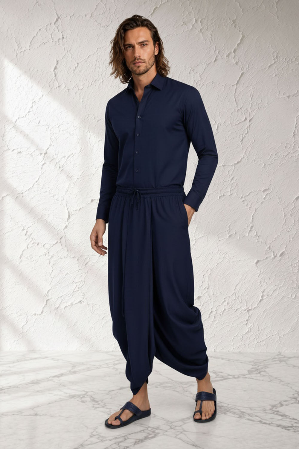 Pre Stitched Dhoti - Advik