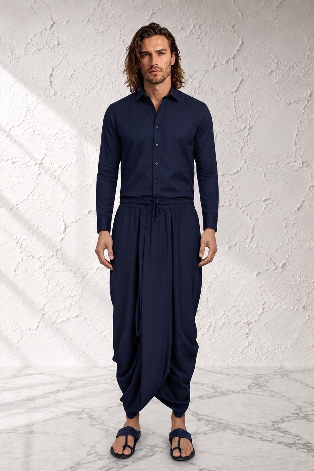 Pre Stitched Dhoti - Advik