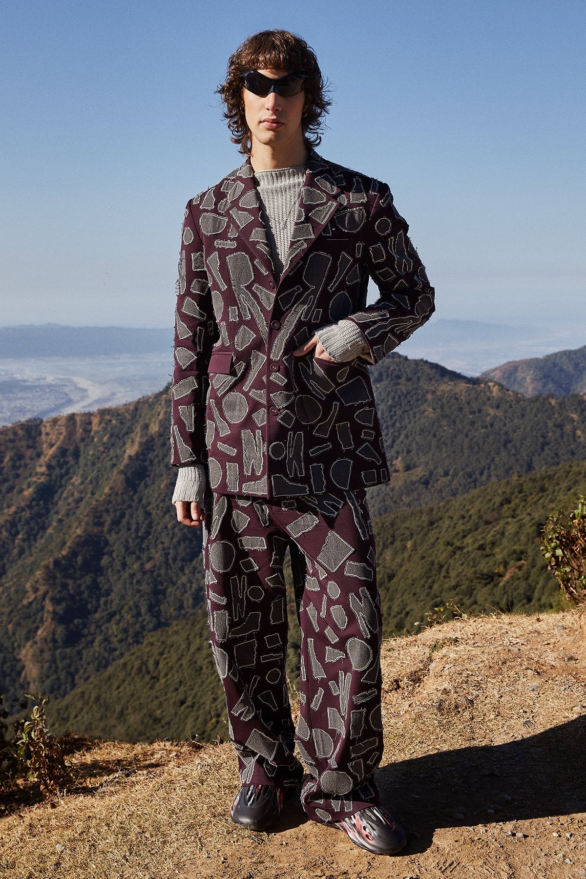 Abstract Shapes Blazer
