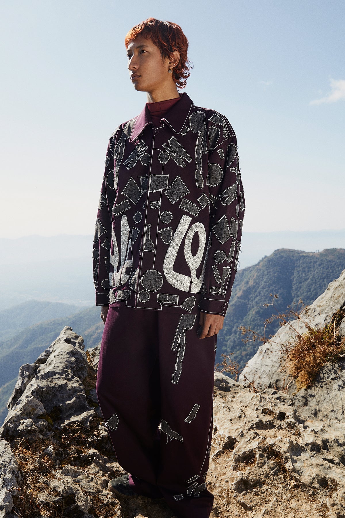 Abstract Shapes Oversized Jacket
