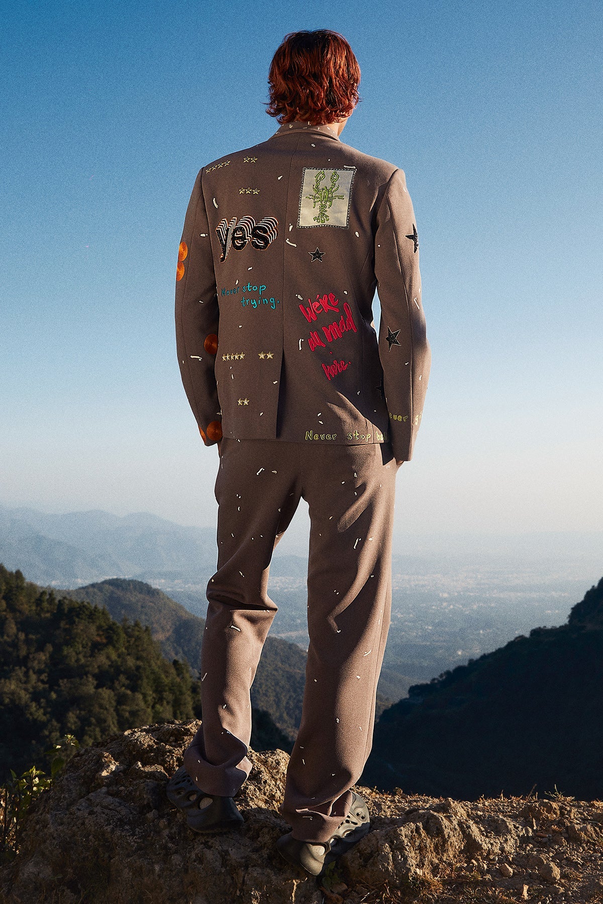 This Is It' Blazer With Straight Pants