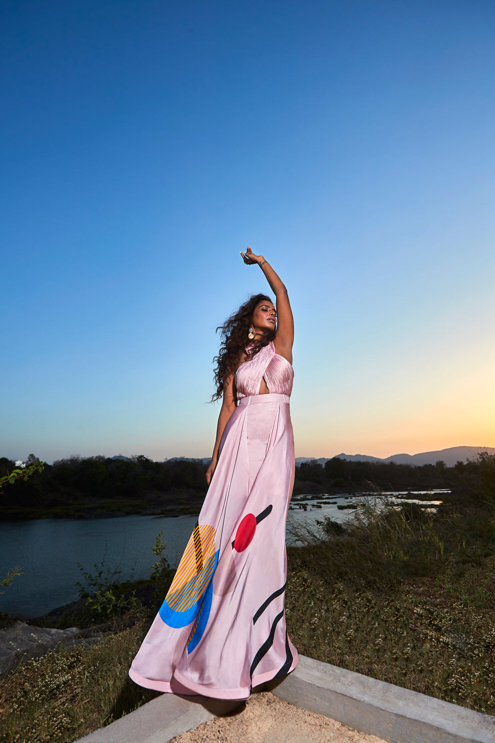 Pink Criss Cross Dress