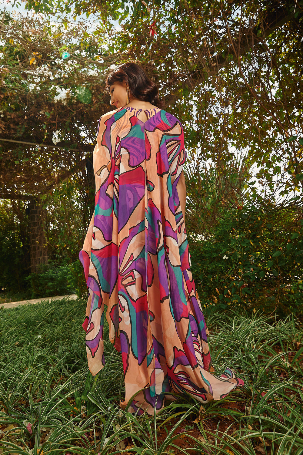 Floral Printed Throw