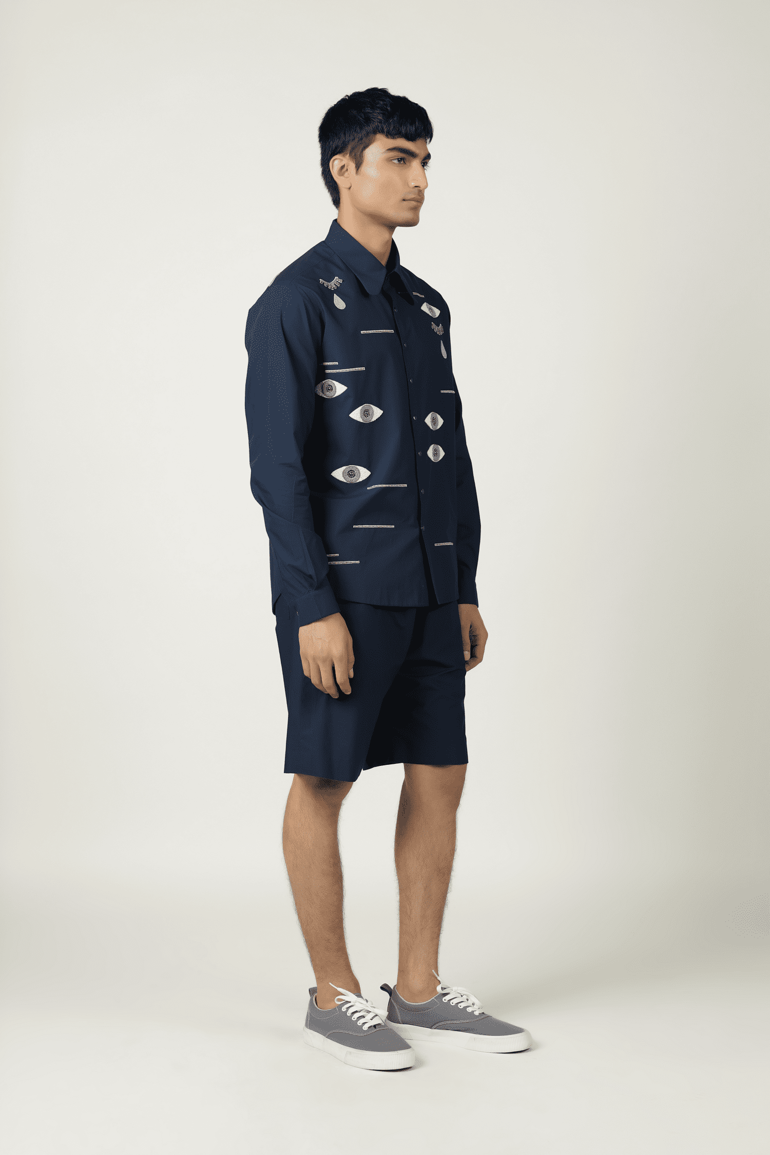 Facial Expressions Shirt With Shorts