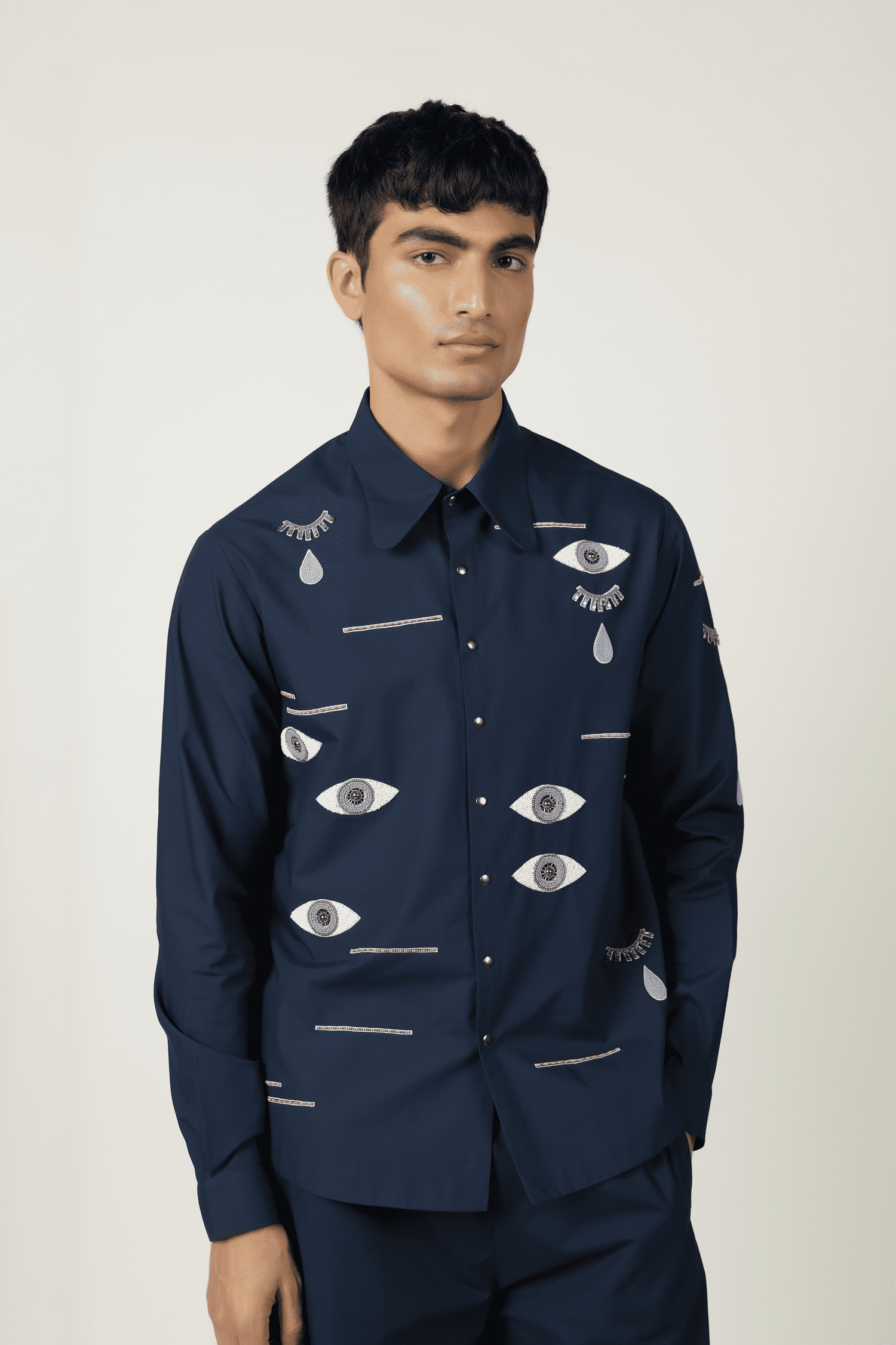 Facial Expressions Shirt With Shorts