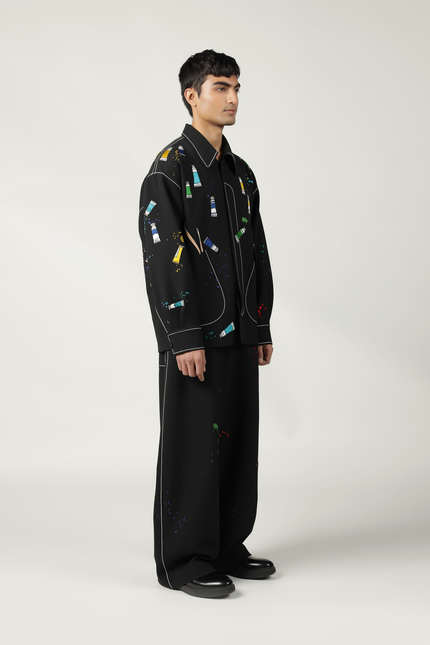 Pants Of "(Paint Tubes Oversized Jacket )"